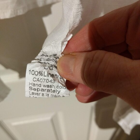 White Linen Italian Jacket - Picture 3 of 4